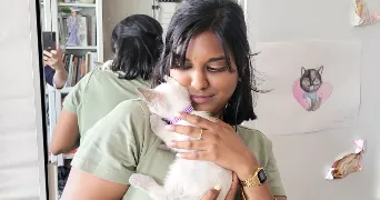 leela pet sitter à COLOMBES 92700